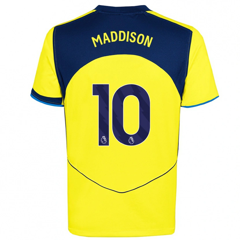 Danxen Damen James Maddison #10 Gelb Marineblau Ausweichtrikot Trikot 2025/26 T-Shirt Schweiz