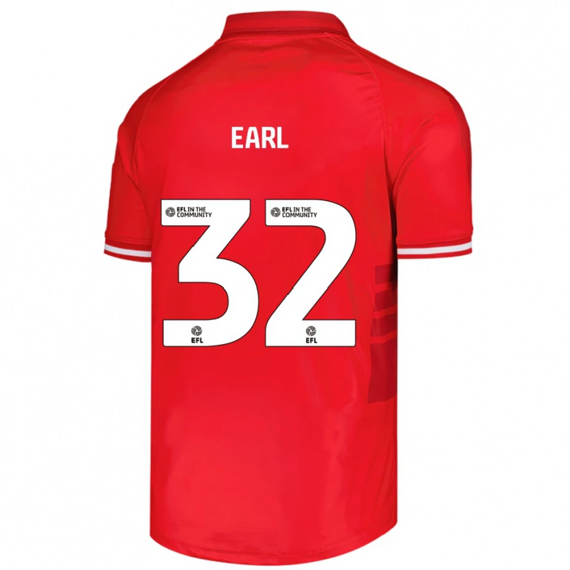 Danxen Kinder Josh Earl #32 Rot Weiß Heimtrikot Trikot 2025/26 T-Shirt Schweiz