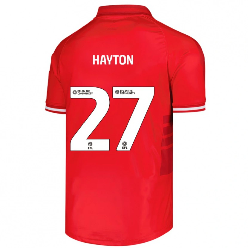 Danxen Kinder Adam Hayton #27 Rot Weiß Heimtrikot Trikot 2025/26 T-Shirt Schweiz