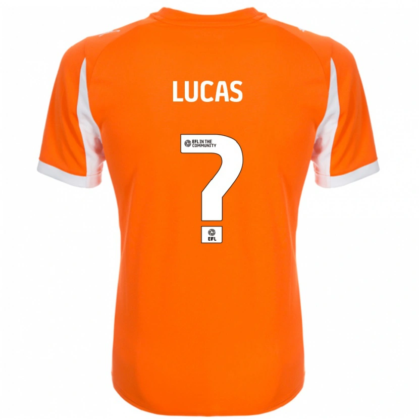 Danxen Kinder Madison Lucas #0 Orange Weiß Heimtrikot Trikot 2025/26 T-Shirt Schweiz