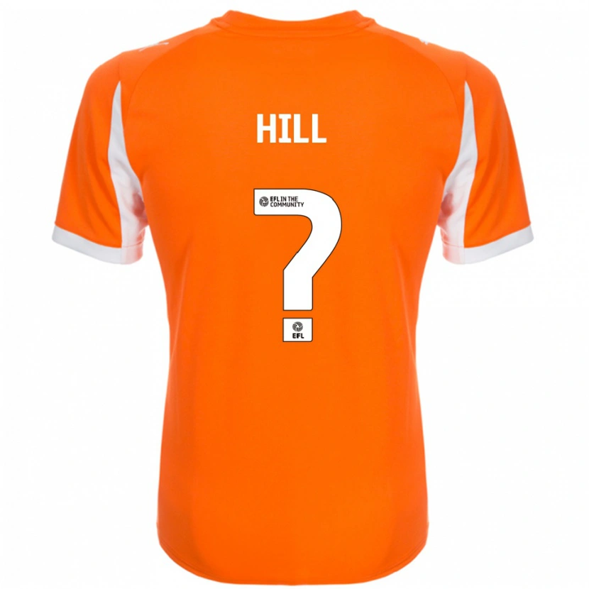 Danxen Kinder Tyler Hill #0 Orange Weiß Heimtrikot Trikot 2025/26 T-Shirt Schweiz