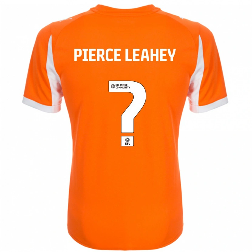 Danxen Kinder Faye Pierce-Leahey #0 Orange Weiß Heimtrikot Trikot 2025/26 T-Shirt Schweiz