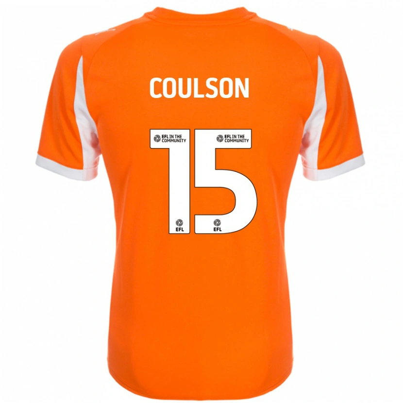Danxen Kinder Hayden Coulson #15 Orange Weiß Heimtrikot Trikot 2025/26 T-Shirt Schweiz