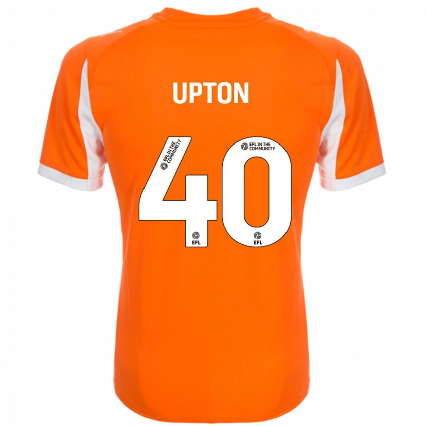 Danxen Kinder Theo Upton #40 Orange Weiß Heimtrikot Trikot 2025/26 T-Shirt Schweiz