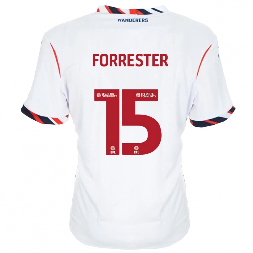 Danxen Kinder Will Forrester #15 Weiß Rot Heimtrikot Trikot 2025/26 T-Shirt Schweiz