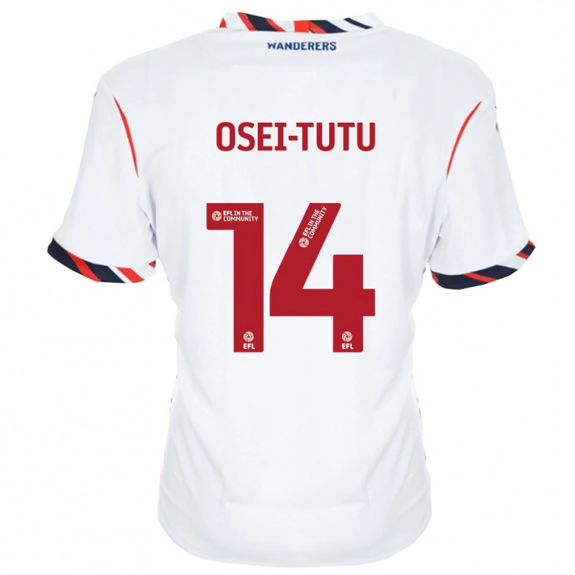 Danxen Kinder Jordi Osei-Tutu #14 Weiß Rot Heimtrikot Trikot 2025/26 T-Shirt Schweiz