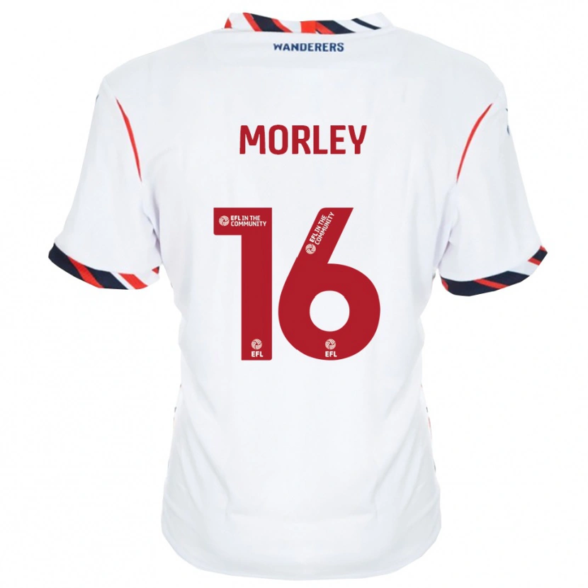Danxen Kinder Aaron Morley #16 Weiß Rot Heimtrikot Trikot 2025/26 T-Shirt Schweiz