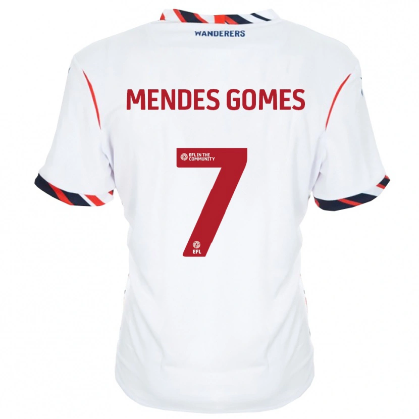 Danxen Kinder Carlos Mendes #7 Weiß Rot Heimtrikot Trikot 2025/26 T-Shirt Schweiz