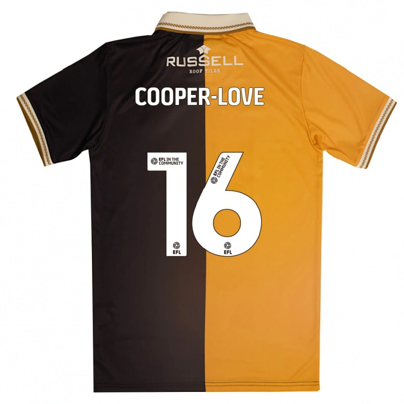 Danxen Kinder Jack Cooper-Love #16 Gelb Schwarz Heimtrikot Trikot 2025/26 T-Shirt Schweiz
