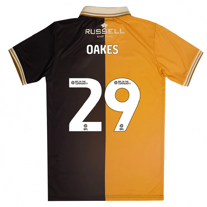 Danxen Kinder Toby Oakes #29 Gelb Schwarz Heimtrikot Trikot 2025/26 T-Shirt Schweiz