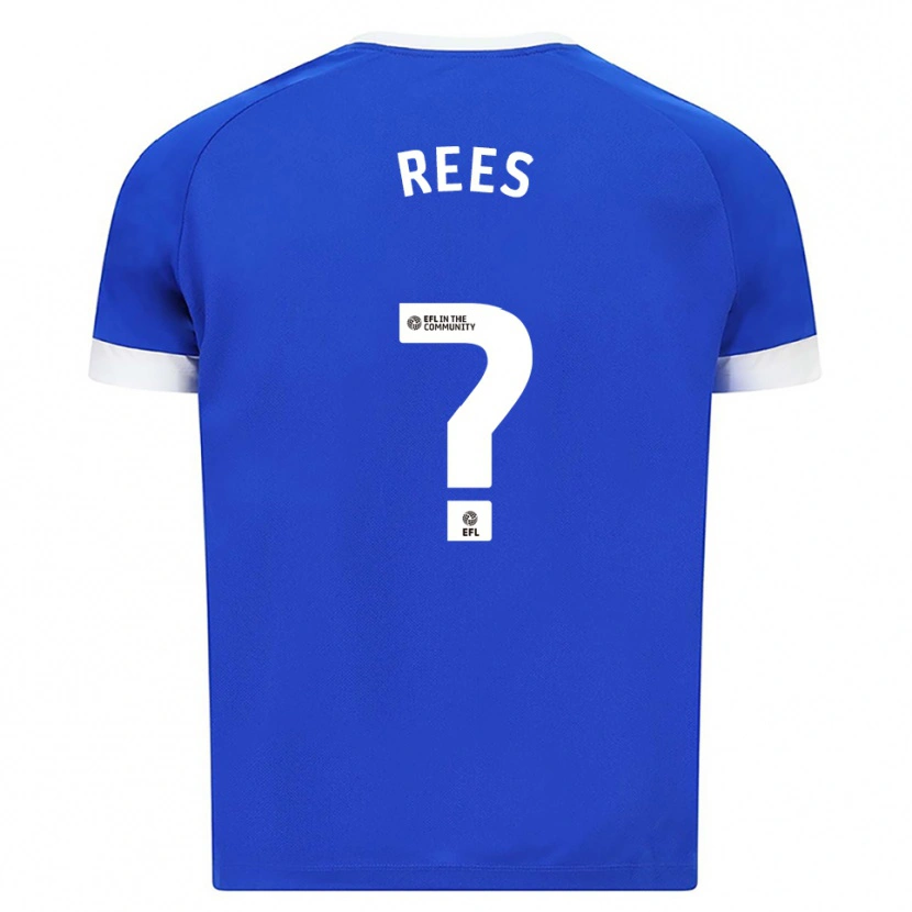 Danxen Kinder Osian Rees #0 Blau Weiß Heimtrikot Trikot 2025/26 T-Shirt Schweiz