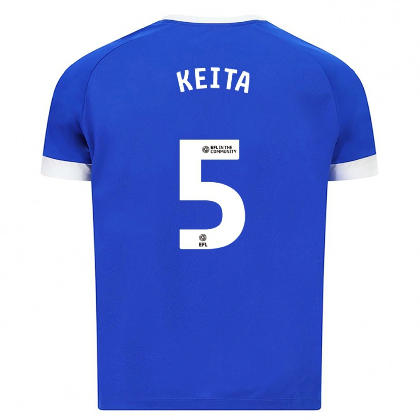 Danxen Kinder Gabriel Keita #5 Blau Weiß Heimtrikot Trikot 2025/26 T-Shirt Schweiz