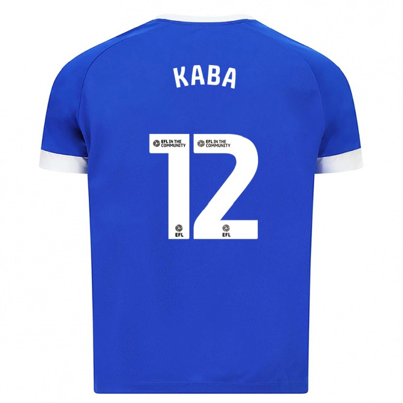 Danxen Kinder Sekou Kaba #12 Blau Weiß Heimtrikot Trikot 2025/26 T-Shirt Schweiz