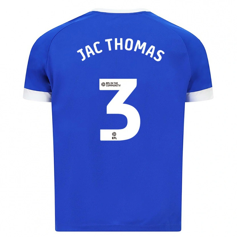 Danxen Kinder Jac Thomas #3 Blau Weiß Heimtrikot Trikot 2025/26 T-Shirt Schweiz