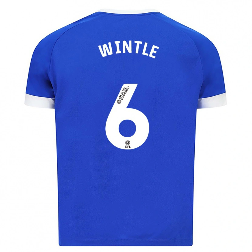 Danxen Kinder Ryan Wintle #6 Blau Weiß Heimtrikot Trikot 2025/26 T-Shirt Schweiz