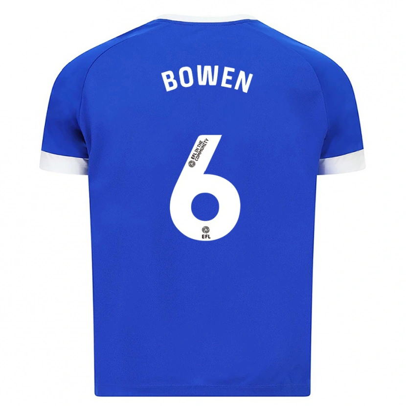 Danxen Kinder Megan Bowen #6 Blau Weiß Heimtrikot Trikot 2025/26 T-Shirt Schweiz