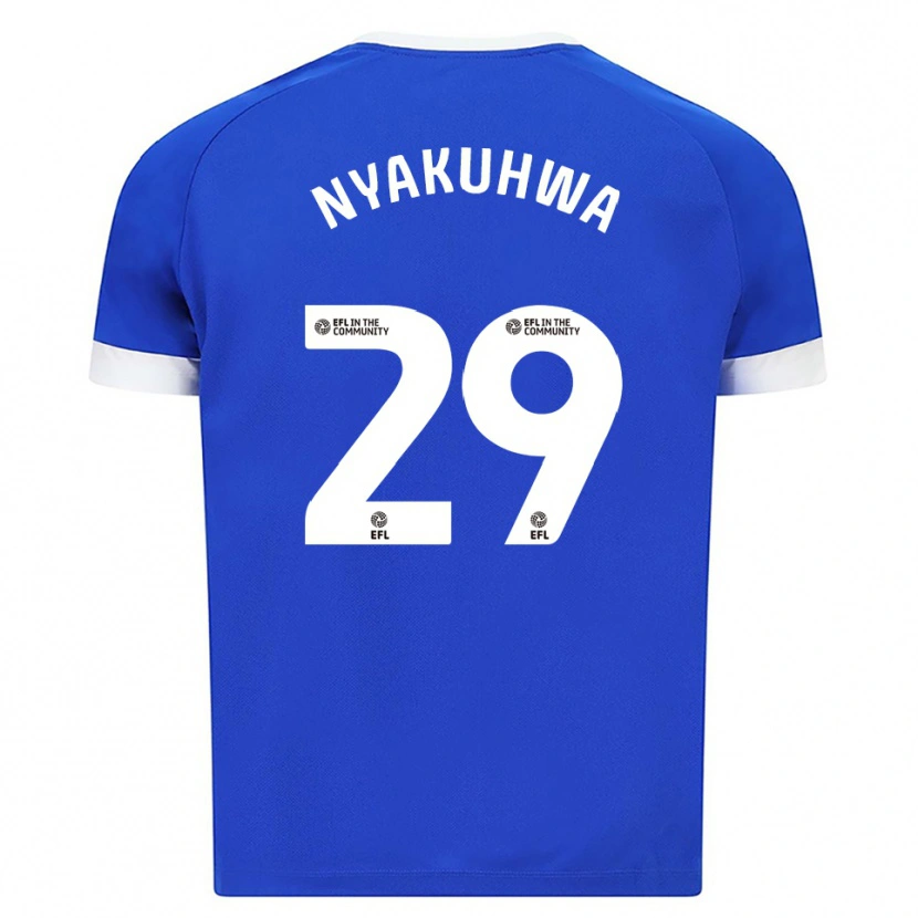 Danxen Kinder Tanatswa Nyakuhwa #29 Blau Weiß Heimtrikot Trikot 2025/26 T-Shirt Schweiz