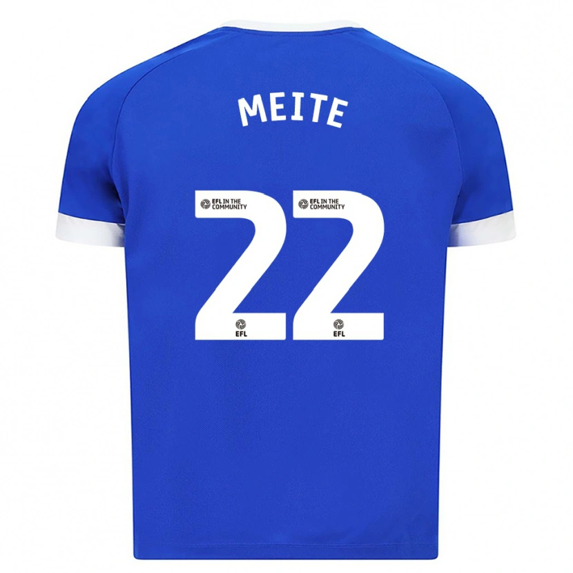 Danxen Kinder Yakou Méïté #22 Blau Weiß Heimtrikot Trikot 2025/26 T-Shirt Schweiz
