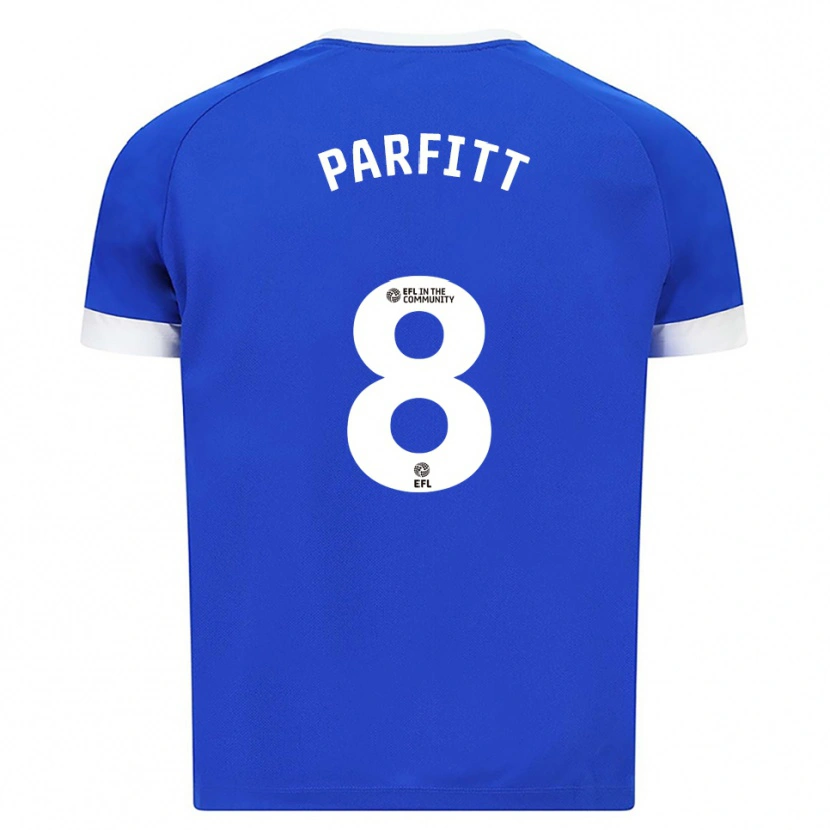 Danxen Kinder T-Jay Parfitt #8 Blau Weiß Heimtrikot Trikot 2025/26 T-Shirt Schweiz