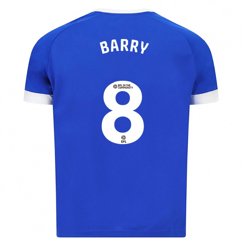 Danxen Kinder Fiona Barry #8 Blau Weiß Heimtrikot Trikot 2025/26 T-Shirt Schweiz