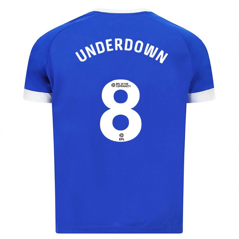 Danxen Kinder Kanisha Underdown #8 Blau Weiß Heimtrikot Trikot 2025/26 T-Shirt Schweiz