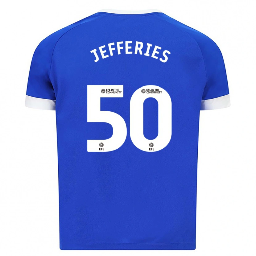 Danxen Kinder Isaac Jefferies #50 Blau Weiß Heimtrikot Trikot 2025/26 T-Shirt Schweiz