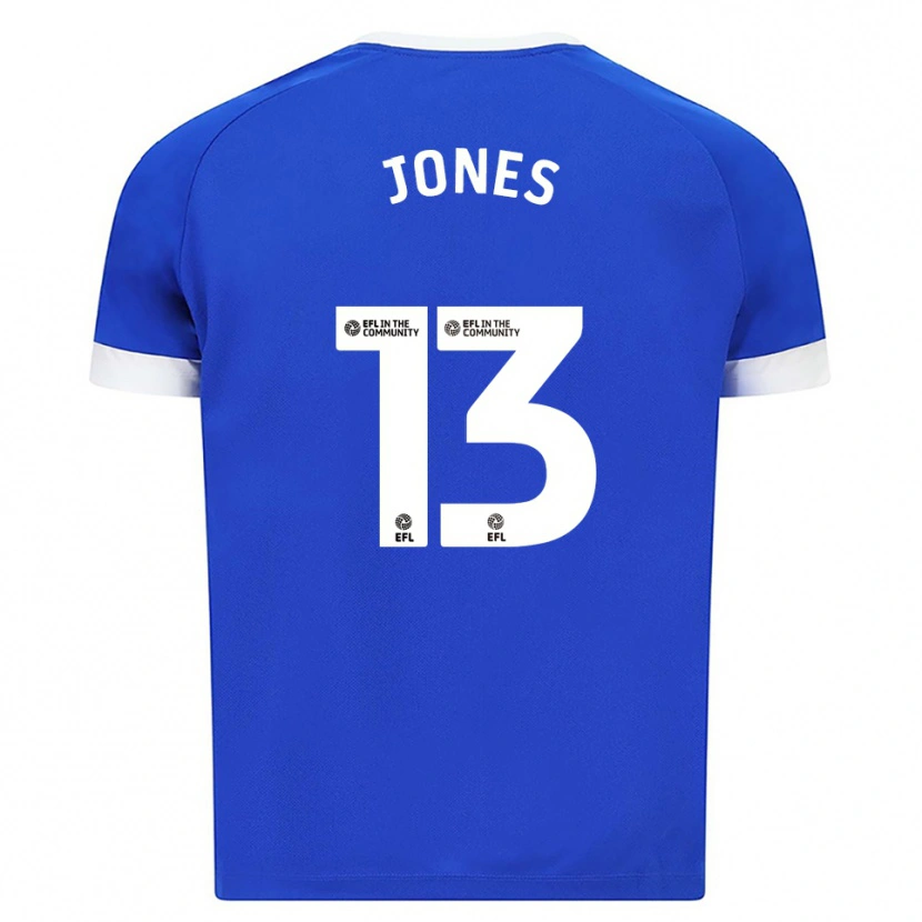 Danxen Kinder Sam Jones #13 Blau Weiß Heimtrikot Trikot 2025/26 T-Shirt Schweiz