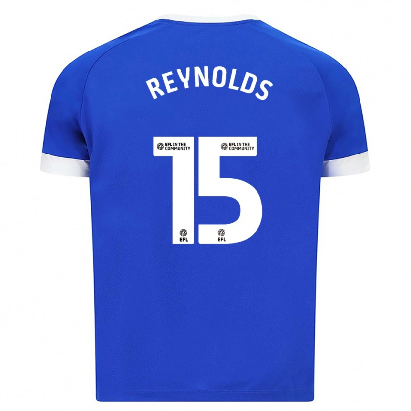 Danxen Kinder Oliver Reynolds #15 Blau Weiß Heimtrikot Trikot 2025/26 T-Shirt Schweiz