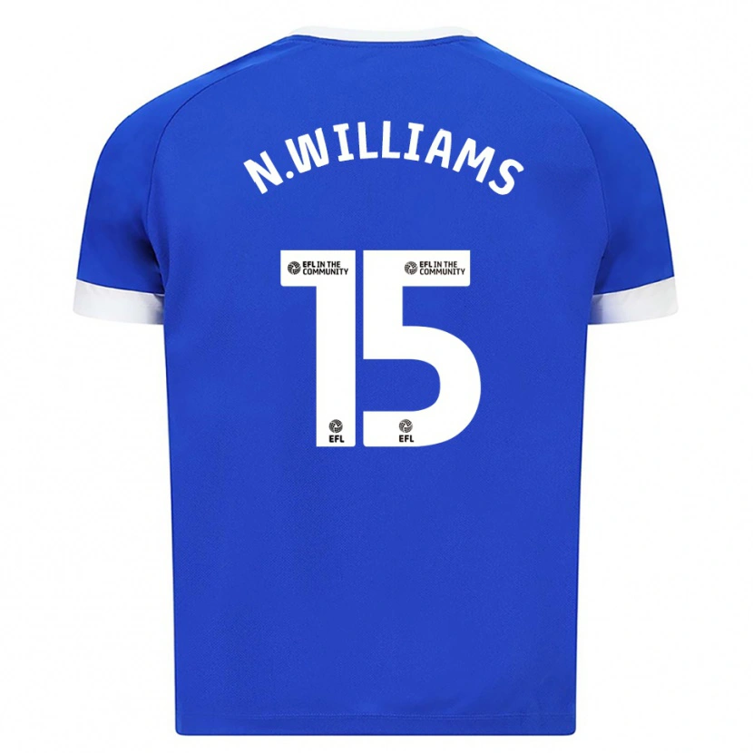 Danxen Kinder Noah Williams #15 Blau Weiß Heimtrikot Trikot 2025/26 T-Shirt Schweiz