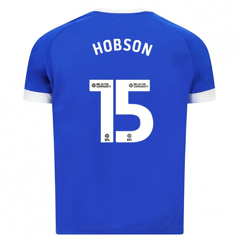 Danxen Kinder Jacob Hobson #15 Blau Weiß Heimtrikot Trikot 2025/26 T-Shirt Schweiz
