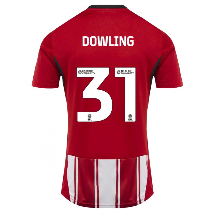 Danxen Kinder Lily Dowling #31 Rot Weiß Schwarz Heimtrikot Trikot 2025/26 T-Shirt Schweiz