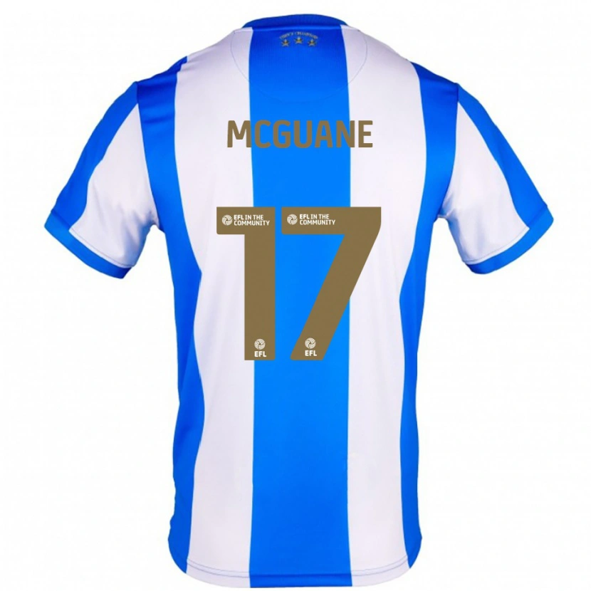 Danxen Kinder Marcus Mcguane #17 Blau Weiß Heimtrikot Trikot 2025/26 T-Shirt Schweiz