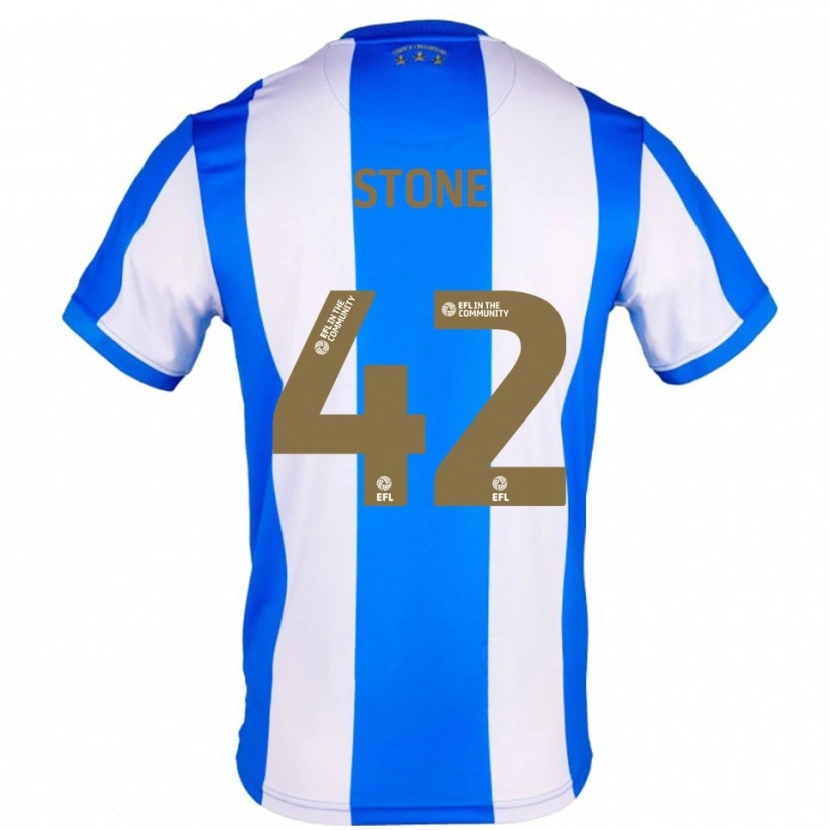 Danxen Kinder Michael Stone #42 Blau Weiß Heimtrikot Trikot 2025/26 T-Shirt Schweiz