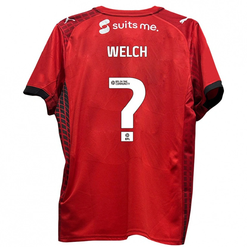 Danxen Kinder Shelbie Welch #0 Rot Schwarz Heimtrikot Trikot 2025/26 T-Shirt Schweiz