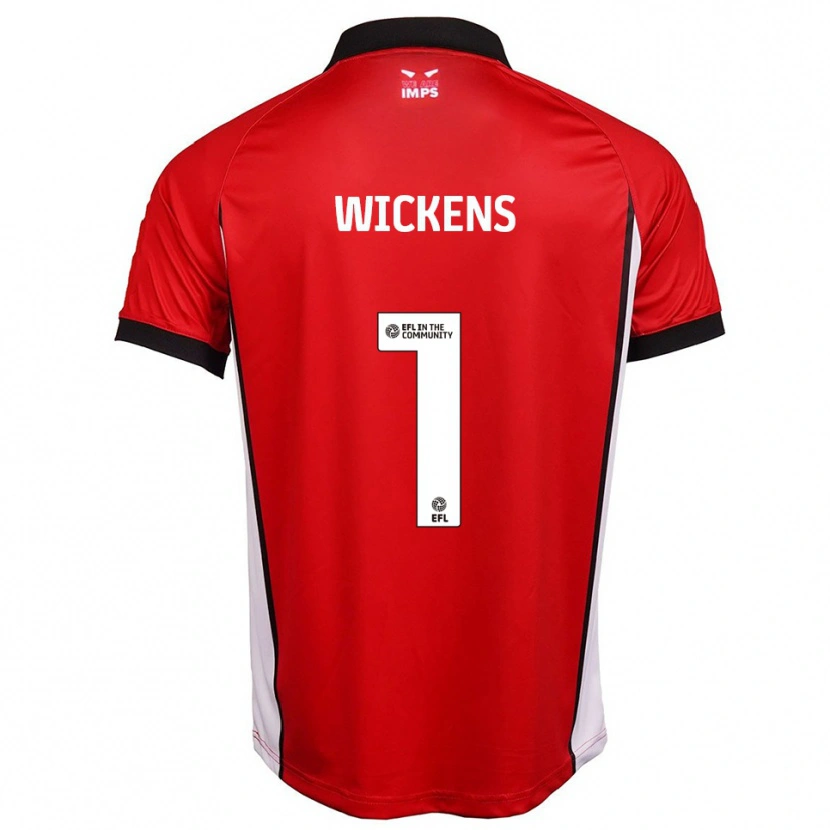 Danxen Kinder George Wickens #1 Rot Weiß Heimtrikot Trikot 2025/26 T-Shirt Schweiz