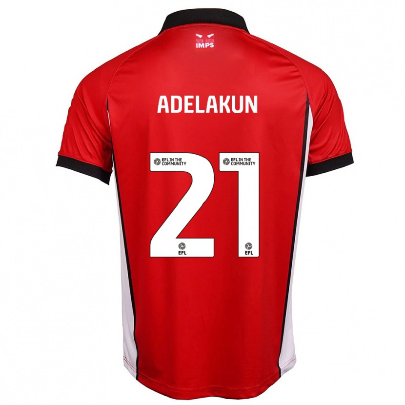 Danxen Kinder Hakeeb Adelakun #21 Rot Weiß Heimtrikot Trikot 2025/26 T-Shirt Schweiz
