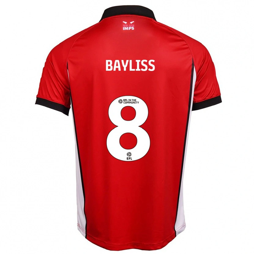 Danxen Kinder Tom Bayliss #8 Rot Weiß Heimtrikot Trikot 2025/26 T-Shirt Schweiz