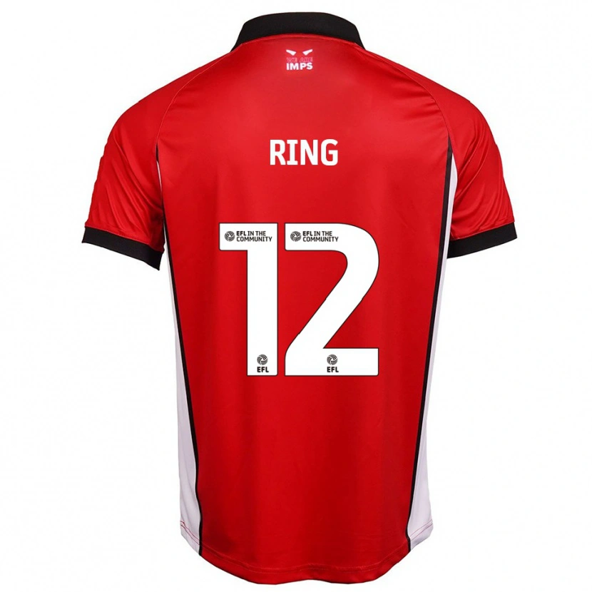 Danxen Kinder Erik Ring #12 Rot Weiß Heimtrikot Trikot 2025/26 T-Shirt Schweiz