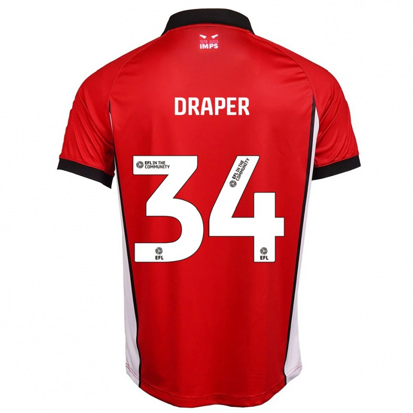 Danxen Kinder Freddie Draper #34 Rot Weiß Heimtrikot Trikot 2025/26 T-Shirt Schweiz