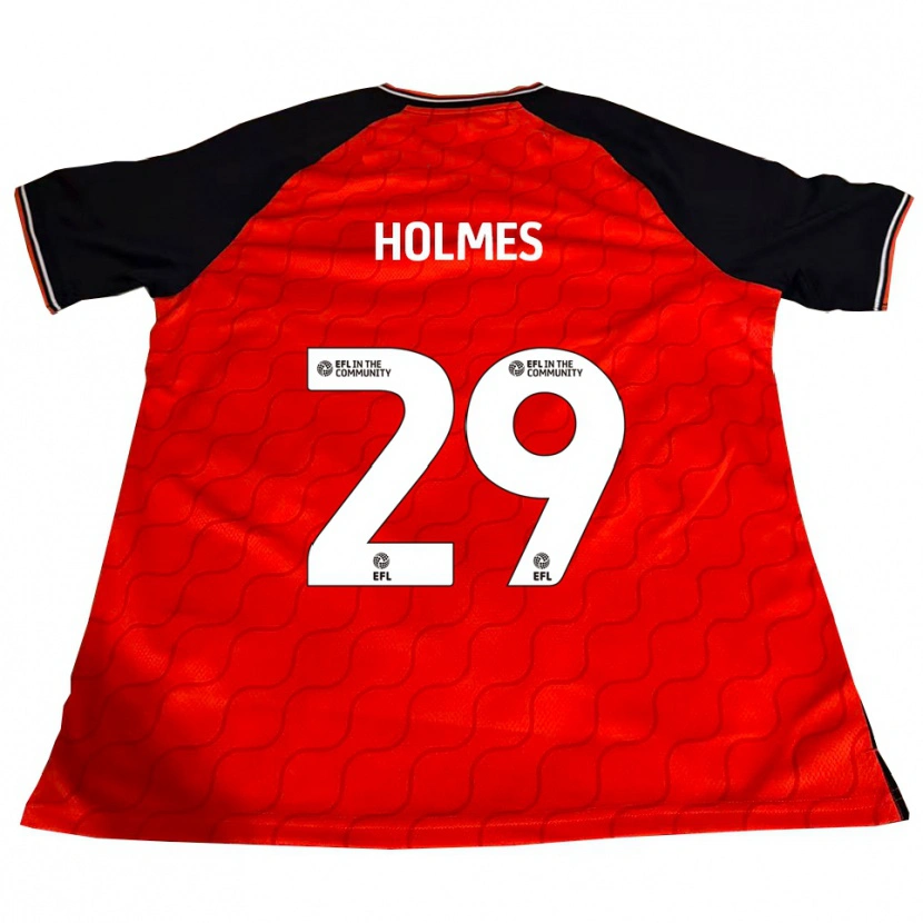 Danxen Kinder Tom Holmes #29 Orange Schwarz Weiß Heimtrikot Trikot 2025/26 T-Shirt Schweiz
