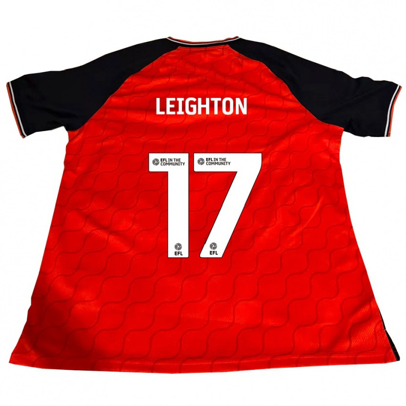 Danxen Kinder Amber Leighton #17 Orange Schwarz Weiß Heimtrikot Trikot 2025/26 T-Shirt Schweiz