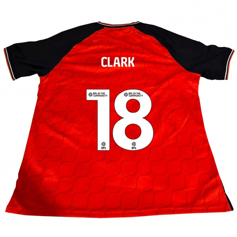 Danxen Kinder Jordan Clark #18 Orange Schwarz Weiß Heimtrikot Trikot 2025/26 T-Shirt Schweiz