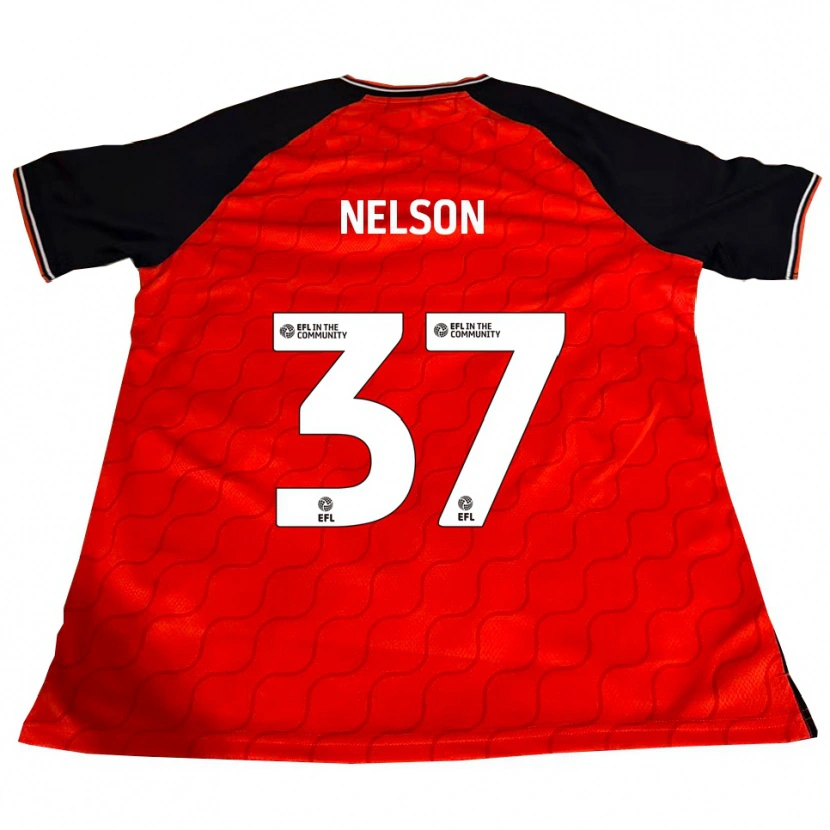 Danxen Kinder Zack Nelson #37 Orange Schwarz Weiß Heimtrikot Trikot 2025/26 T-Shirt Schweiz