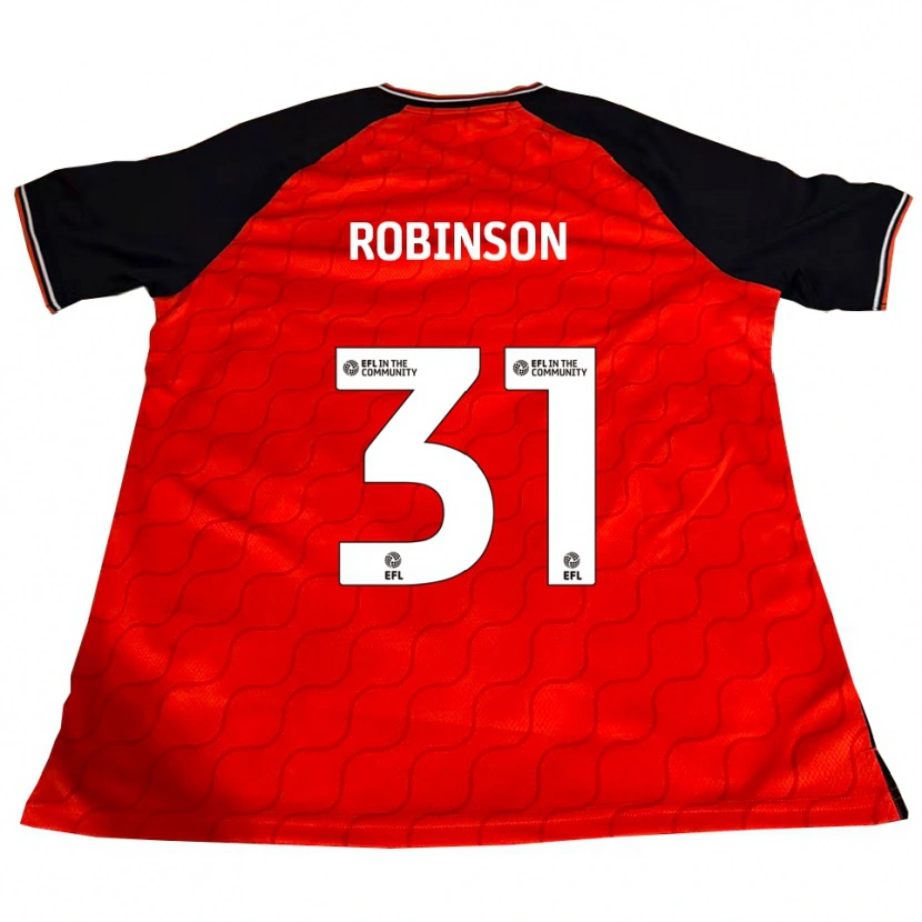 Danxen Kinder Leah Robinson #31 Orange Schwarz Weiß Heimtrikot Trikot 2025/26 T-Shirt Schweiz
