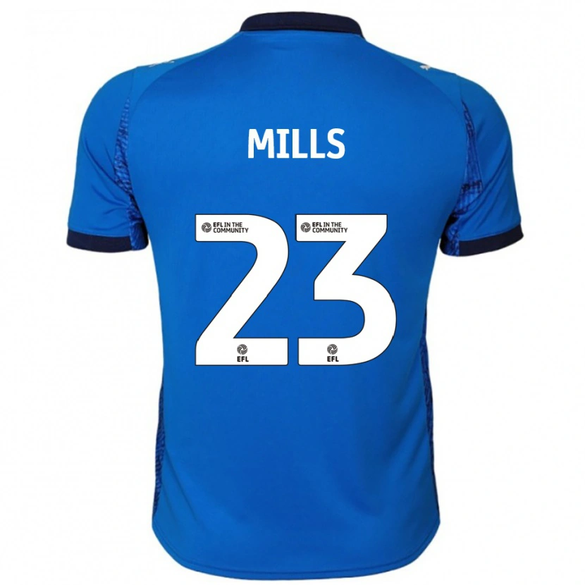 Danxen Kinder Harley Mills #23 Blau Weiß Heimtrikot Trikot 2025/26 T-Shirt Schweiz