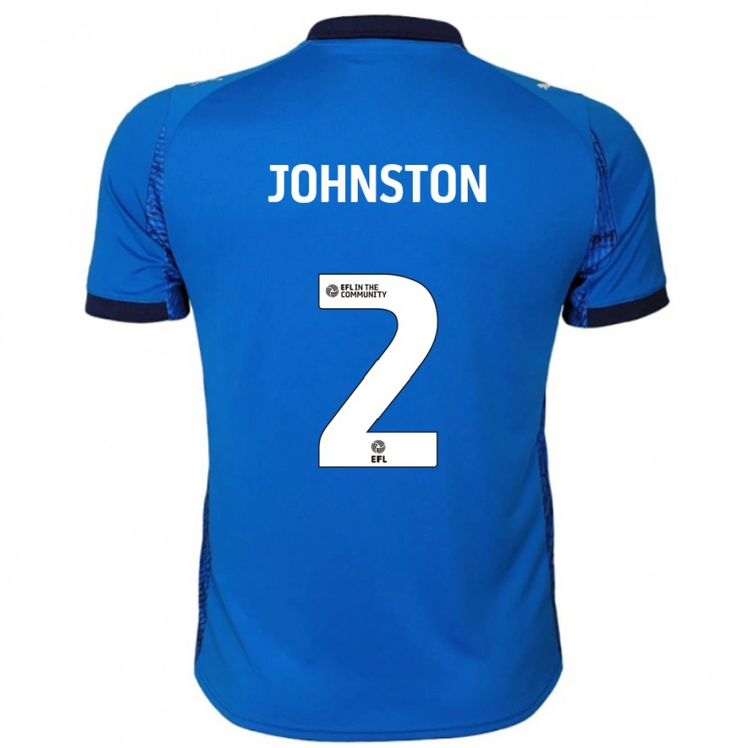 Danxen Kinder Carl Johnston #2 Blau Weiß Heimtrikot Trikot 2025/26 T-Shirt Schweiz