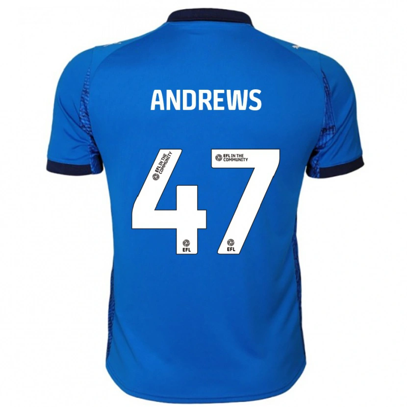 Danxen Kinder Joe Andrews #47 Blau Weiß Heimtrikot Trikot 2025/26 T-Shirt Schweiz