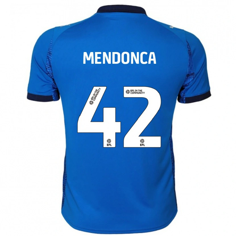 Danxen Kinder Lucca Mendonca #42 Blau Weiß Heimtrikot Trikot 2025/26 T-Shirt Schweiz
