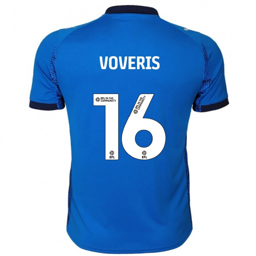 Danxen Kinder Airidas Voveris #16 Blau Weiß Heimtrikot Trikot 2025/26 T-Shirt Schweiz
