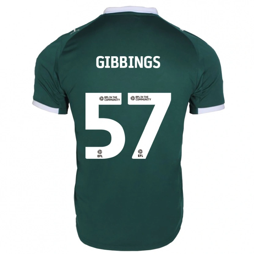 Danxen Kinder Cole Gibbings #57 Grün Weiß Heimtrikot Trikot 2025/26 T-Shirt Schweiz